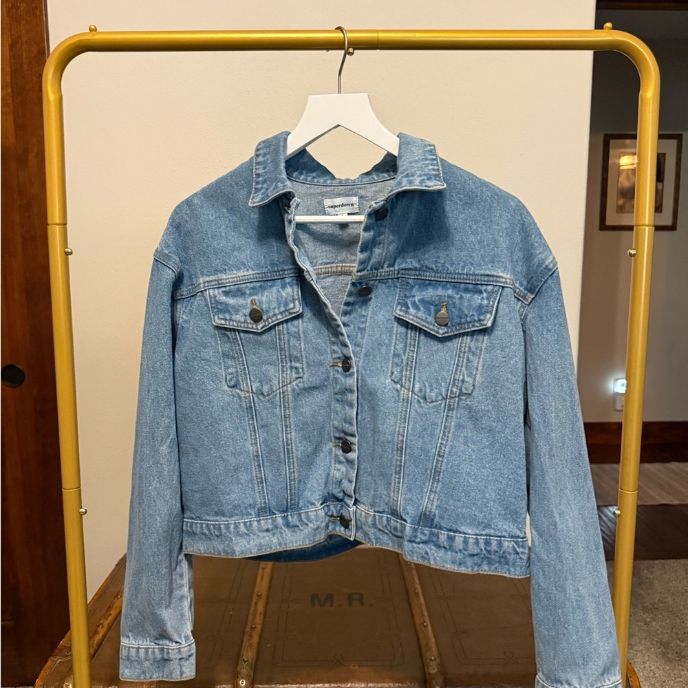 Superdown Light Blue Denim Jacket - image 1